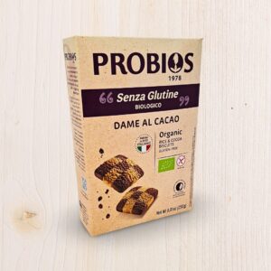 Dame al Cacao Probios 250g – Biscotti Senza Glutine e Latte | L'Angolo Salutare