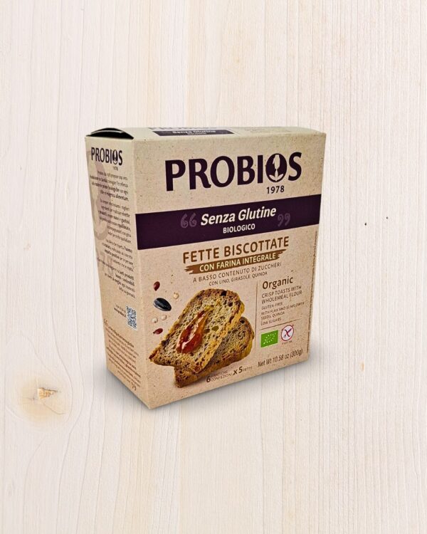 Fette Biscottate Integrali Senza Glutine Probios 300g – Biologiche e Croccanti | L'Angolo Salutare