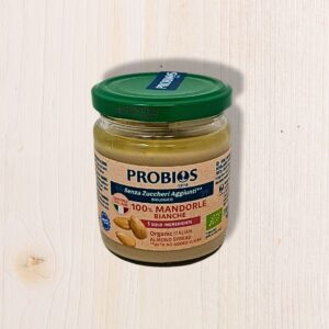 Crema Bianca 100% Mandorle Italiane Probios 200g – Biologica, Senza Glutine e Zuccheri Aggiunti | L'Angolo Salutare