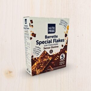 Barrette Special Flakes con Cioccolato Senza Glutine Nutrifree – Snack Croccante e Leggero | L'Angolo Salutare