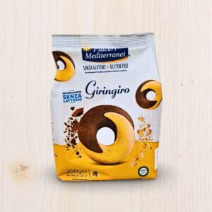 Biscotti Giringiro Senza Glutine Piaceri Mediterranei 200g – Con Cacao e Panna, Senza Lattosio | L'Angolo Salutare