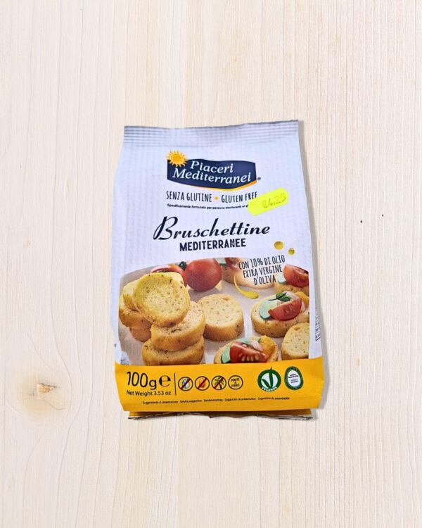 Bruschettine Mediterranee Senza Glutine