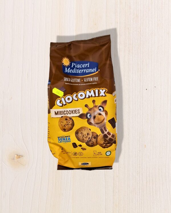 Ciocomix Minicookies Piaceri Mediterranei – Biscotti Senza Glutine al Cioccolato​
