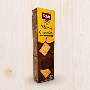 Petit al Cioccolato Schär Senza Glutine – Biscotti Ricoperti di Cioccolato 130g​