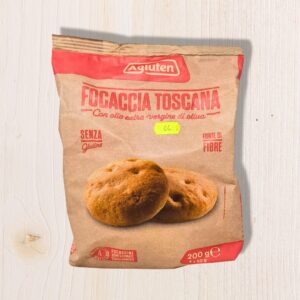 Agluten Focaccia Toscana Senza Glutine 200g L'Angolo Salutare Eboli