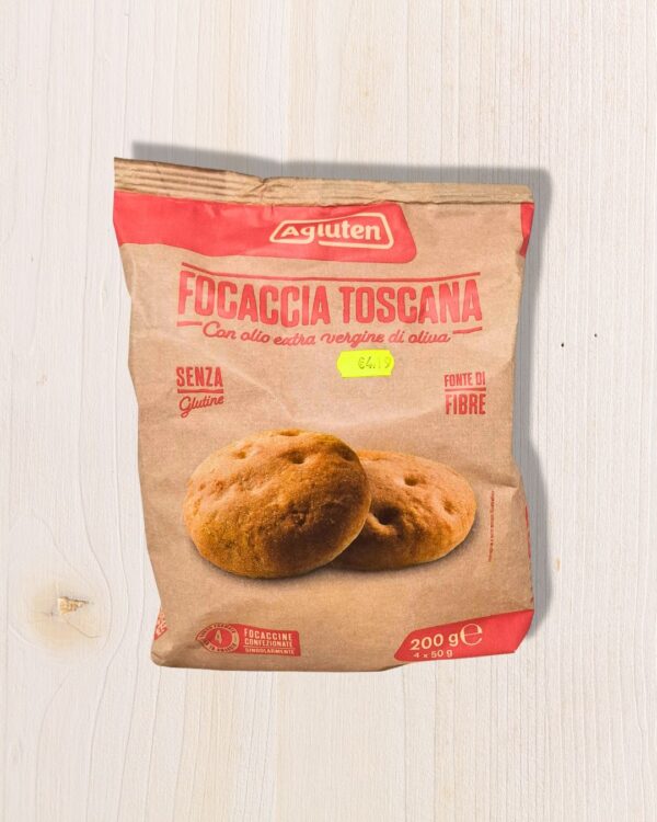 Agluten Focaccia Toscana Senza Glutine 200g L'Angolo Salutare Eboli