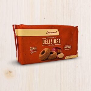 Agluten Morbissime Deliziose alle Mele - Ciambelle Senza Glutine con Mela - 220g L'Angolo Salutare