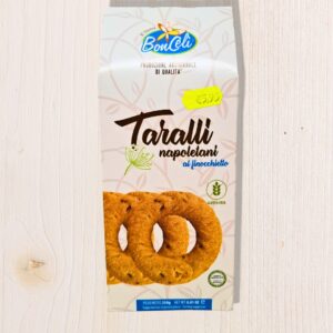 BonCeli Taralli Napoletani al Finocchietto Senza Glutine 250g L'Angolo Salutare - Supermercato Senza Glutine