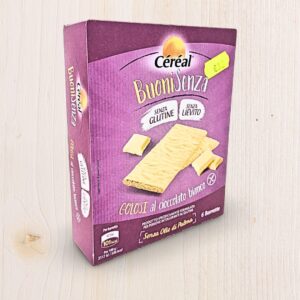Céréal BuoniSenza Golosi al Cioccolato Bianco Senza Glutine e Senza Lievito (6x25g) - L'Angolo Salutare Eboli