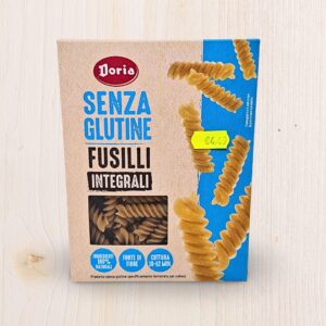 Doria Fusilli Integrali Senza Glutine - Pasta 100% Naturale - 400g L'Angolo Salutare