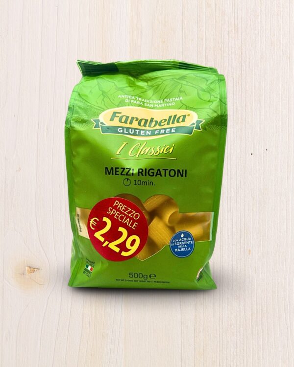 Farabella Mezzi Rigatoni Senza Glutine (500g) - L'Angolo Salutare Eboli