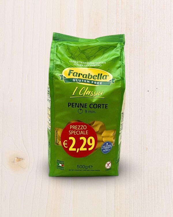 Farabella Penne Corte Senza Glutine (500g) - L'Angolo Salutare Eboli