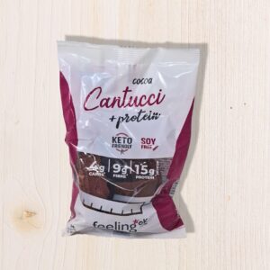 FeelingOk Cantucci + Protein Cacao - Snack Proteico Supermercato Salute & Benessere