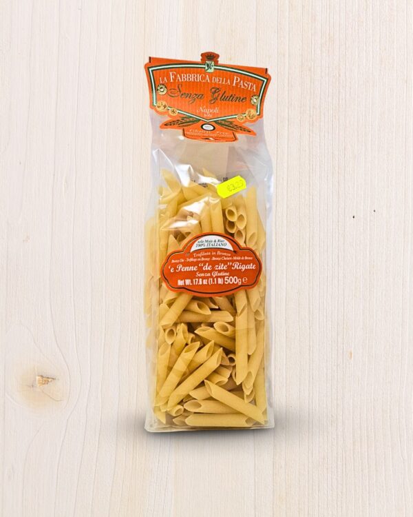 La Fabbrica della Pasta Penne de zite Rigate Senza Glutine (500g) - L'Angolo Salutare Eboli