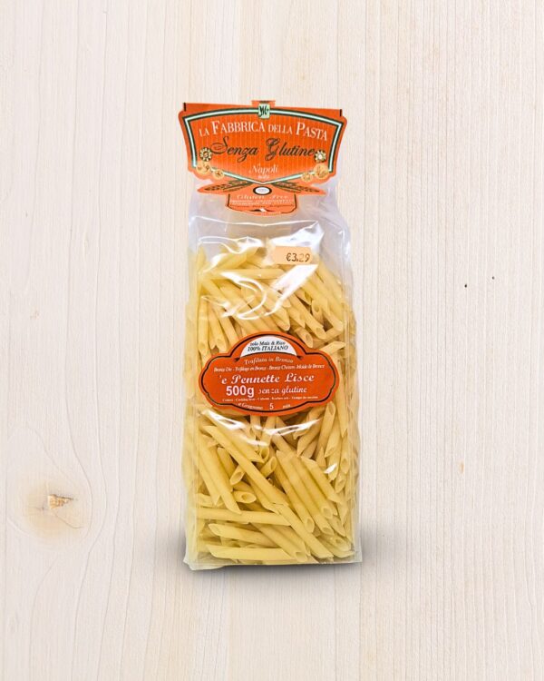 La Fabbrica della Pasta Pennette Lisce Senza Glutine (500g) - L'Angolo Salutare Eboli