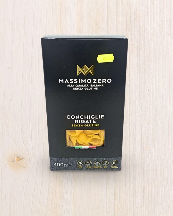 Massimo Zero Conchiglie Rigate Senza Glutine (400g) - L'Angolo Salutare Eboli