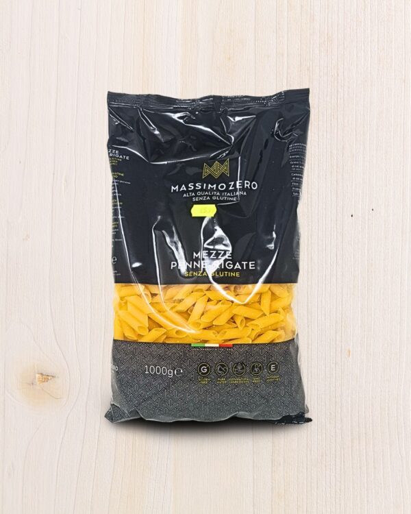 Massimo Zero Mezze Penne Rigate Senza Glutine (1kg) - L'Angolo Salutare Eboli