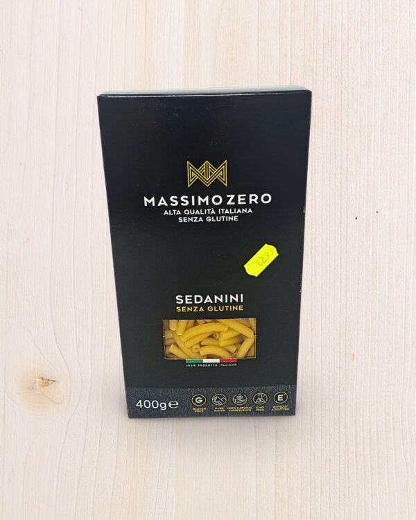 Massimo Zero Sedanini Rigati Senza Glutine (400g) - L'Angolo Salutare Eboli