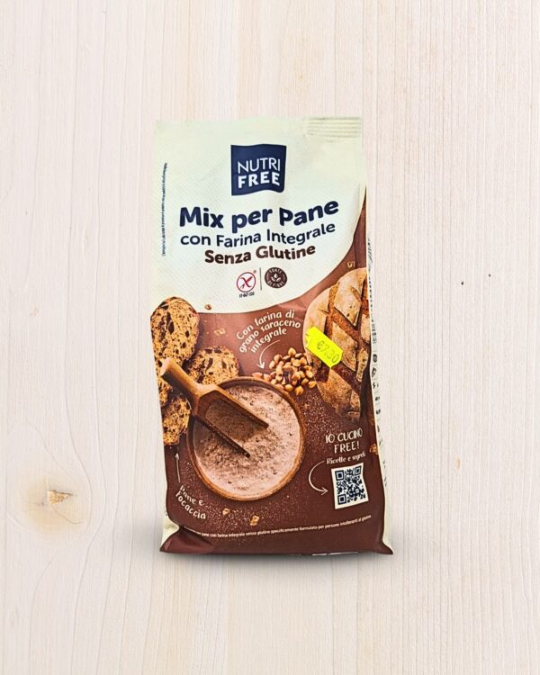 Nutri Free Mix per Pane Integrale Senza Glutine (500g) - L'Angolo Salutare Eboli
