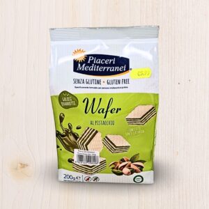 Piaceri Mediterranei Wafer Pistacchio Senza Glutine e Senza Lattosio (200g) - L'Angolo Salutare Eboli