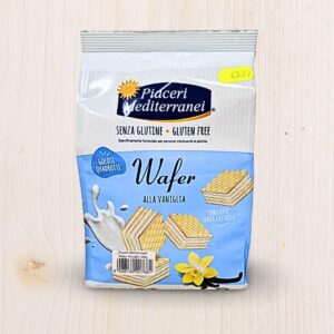 Piaceri Mediterranei Wafer Vaniglia Senza Glutine e Senza Lattosio (200g) - L'Angolo Salutare Eboli