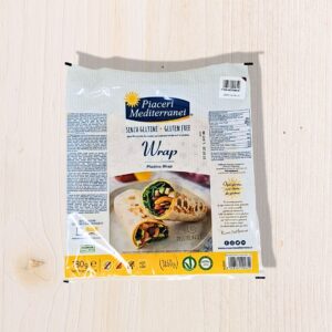 Piaceri Mediterranei Wrap Piadina Senza Glutine 390g L'Angolo Salutare - Supermercato Senza Glutine