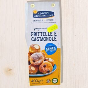 Preparato per Frittelle e Castagnole Senza Glutine Piaceri Mediterranei 400g – Dolcezza Tradizionale Senza Glutine | L'Angolo Salutare