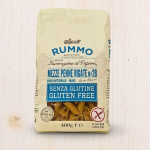 Rummo Mezze Penne Rigate Senza Glutine N°28 (400g) - L'Angolo Salutare Eboli