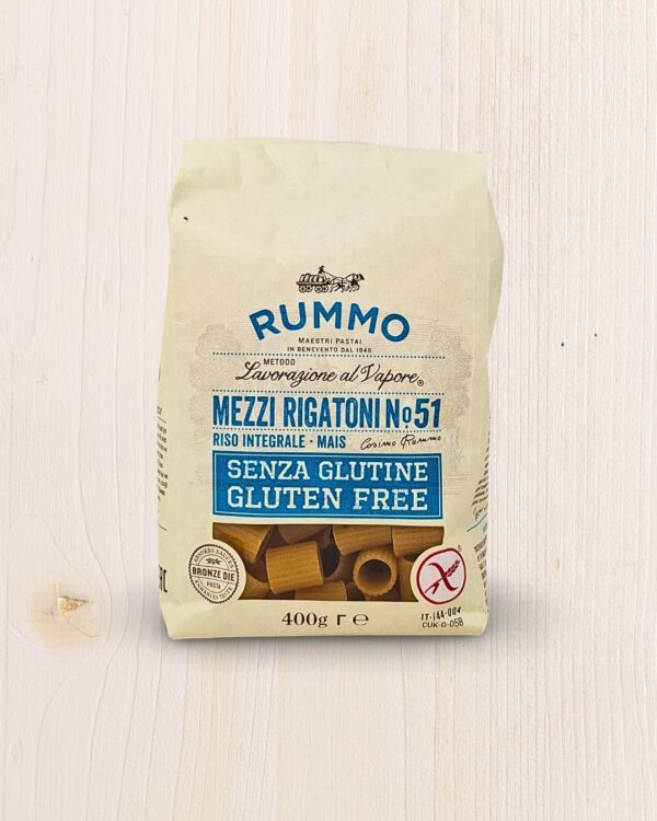 Rummo Mezzi Rigatoni Senza Glutine N°51 (400g) - L'Angolo Salutare Eboli