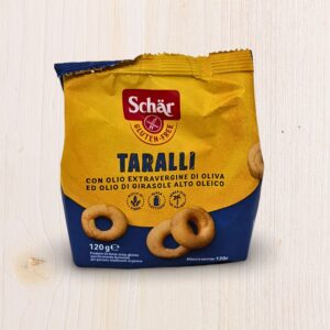 Schär Taralli Senza Glutine - Con Olio Extravergine d’Oliva - 120g L'Angolo Salutare