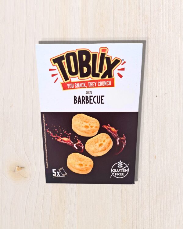 TOBLIX Gusto Barbecue - Snack Croccante Senza Glutine L'Angolo Salutare - Supermercato Senza Glutine
