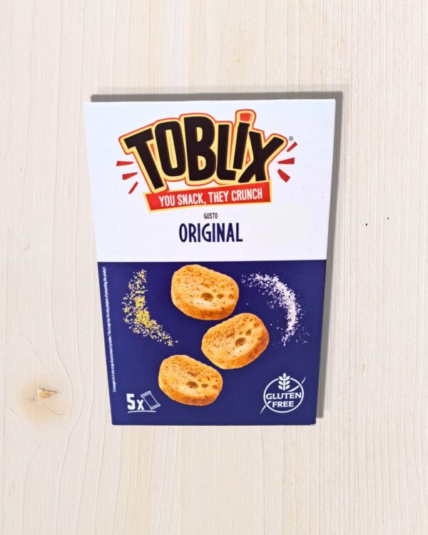 TOBLIX Gusto Original - Snack Croccante Senza Glutine L'Angolo Salutare - Supermercato Senza Glutine