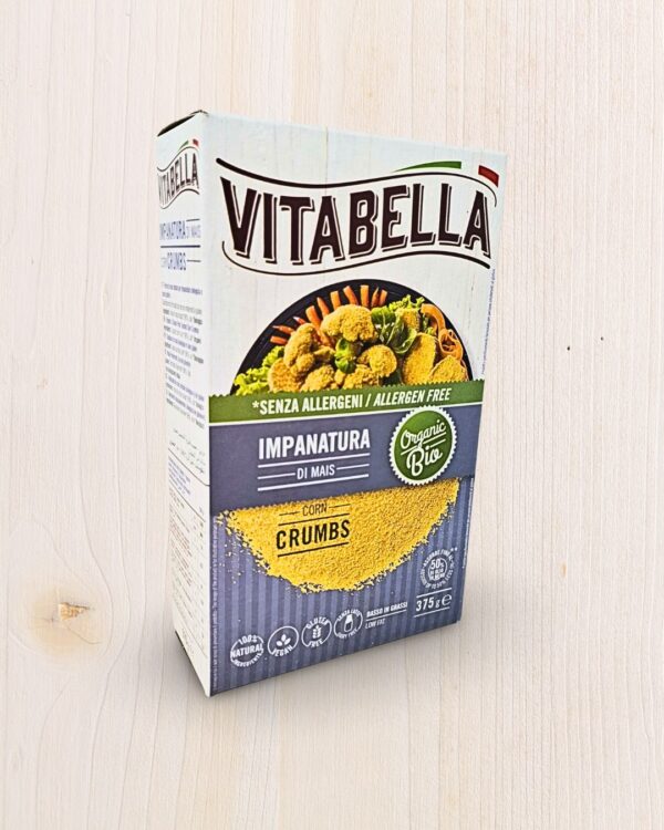 Vitabella Corn Crumbs - Impanatura di Mais Senza Glutine - 375g L'Angolo Salutare