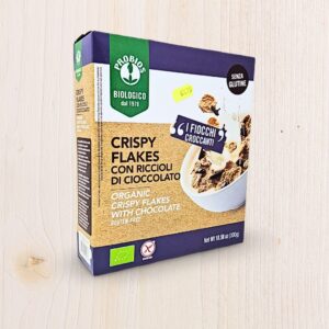 Cereali Probios Crispy Flakes con Riccioli di Cioccolato 300g | Bio e Senza Glutine – L’Angolo Salutare