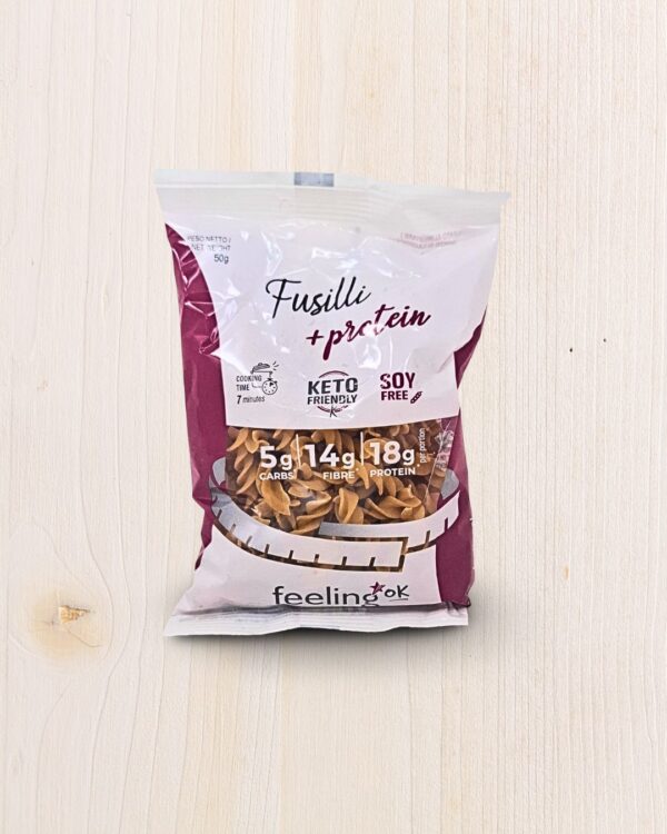 Feeling OK Fusilli + Protein (50g) - Pasta Proteica Keto Friendly - L'Angolo Salutare Eboli