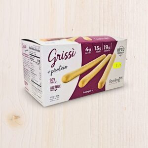 Feeling OK Grissì + Protein (3x50g) - Grissini Proteici Keto Friendly - L'Angolo Salutare Eboli