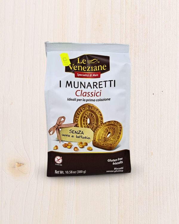 Biscotti I Munaretti Le Veneziane Senza Glutine 300g | Croccanti e Tradizionali – L’Angolo Salutare