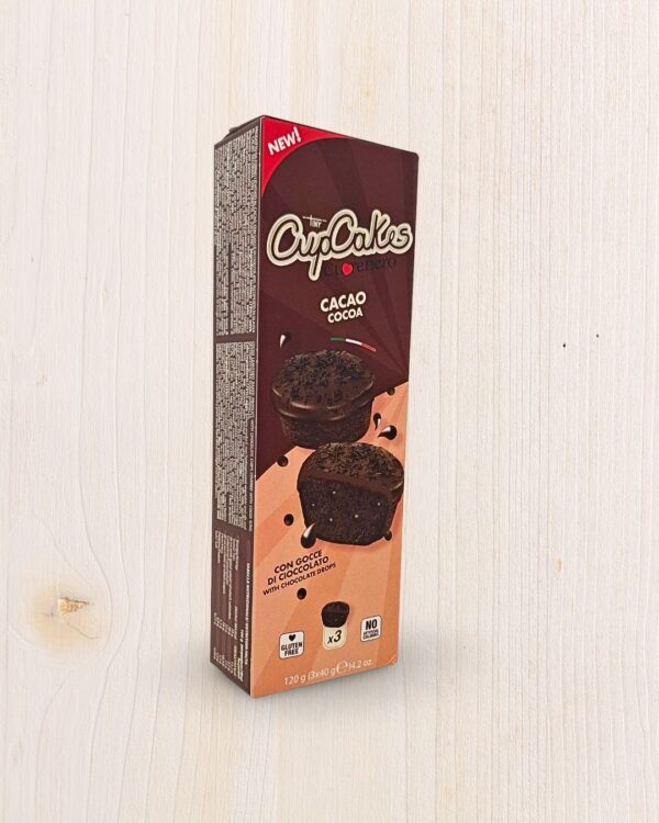 Cuorenero Tiny CupCakes Cacao Senza Glutine (3x40g) - L'Angolo Salutare Eboli