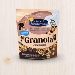 Piaceri Mediterranei Granola Cioccolato Senza Glutine e Senza Lattosio (240g) - L'Angolo Salutare Eboli