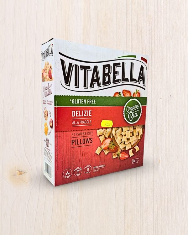 Vitabella Delizie alla Fragola Bio Senza Glutine (300g) - L'Angolo Salutare, Supermercato Senza Glutine Eboli