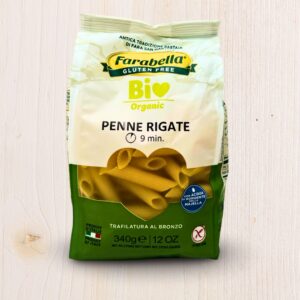 Farabella Penne Rigate Bio Organic Senza Glutine 340g L'Angolo Salutare - Supermercato Senza Glutine