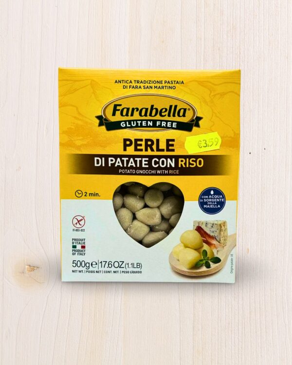 Farabella Perle di Patate con Riso Senza Glutine 500g L'Angolo Salutare - Supermercato Senza Glutine
