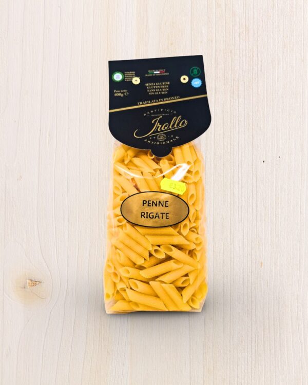 Irollo Penne Rigate Senza Glutine 400g Pasta Senza Glutine L'Angolo Salutare - Supermercato Senza Glutine