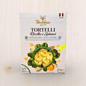 Pasta di Venezia Tortelli Ricotta e Spinaci Senza Glutine 250g Pasta Fresca L'Angolo Salutare - Supermercato Senza Glutine