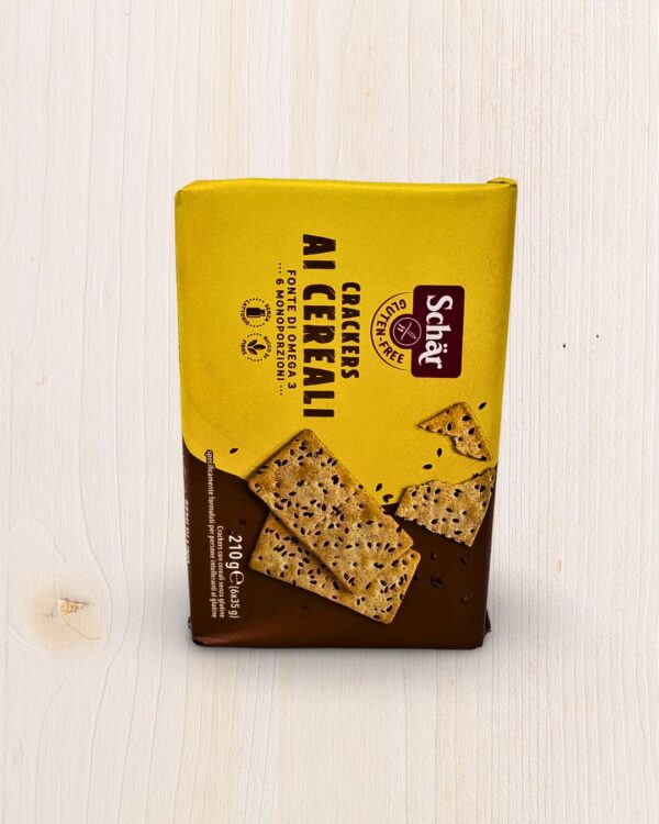Schär Crackers ai Cereali Senza Glutine 210g L'Angolo Salutare - Supermercato Senza Glutine